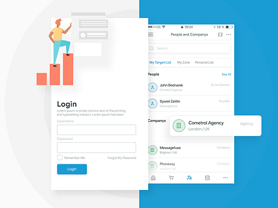 Login Page app mobile ui ux