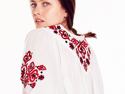 Floral Geometric Embroidery fashion design floral flowers graphic design illustration pattern textile vector