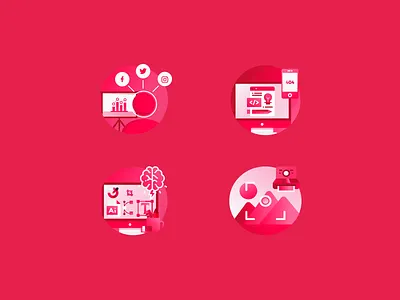 Services icons analytics app graphic design icon icons illustration ilustration ios photograhy red service icons symbol symbol design ui pack uidesign vector artwork vector icons web design web development website