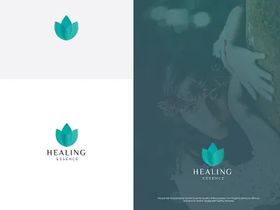 Healing brand branding cosmetic cosmetic packaging cosmetology design icon identity leaf logo