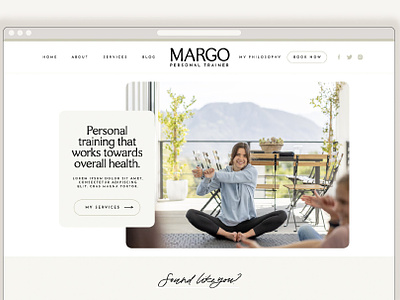 Margo Showit Website Template