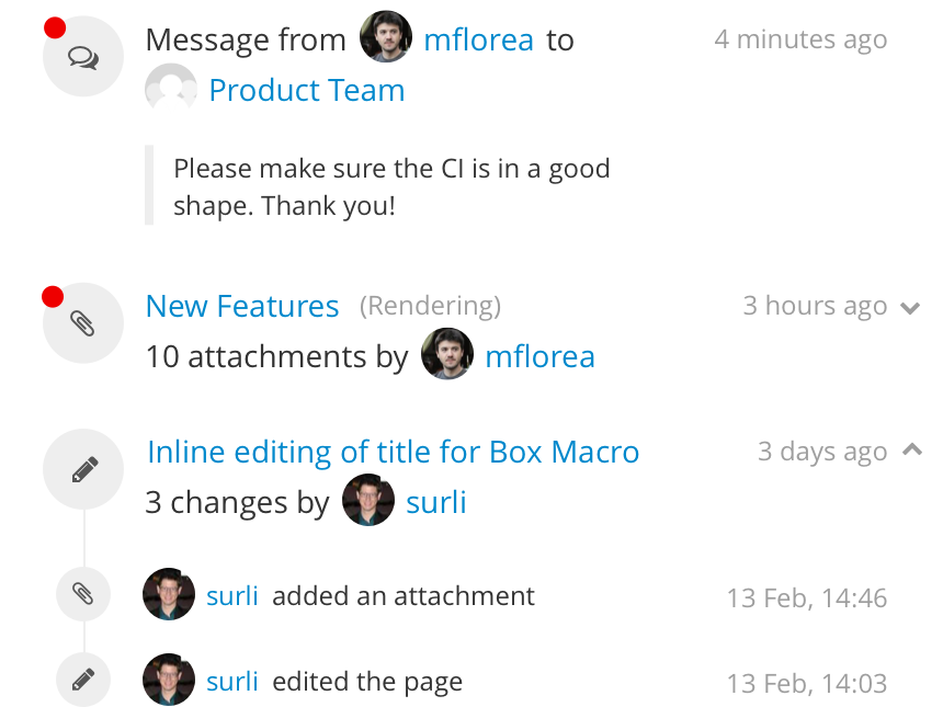 Example of Notifications - 2019