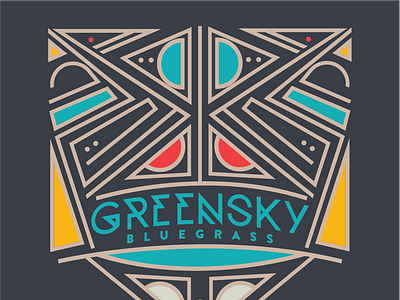 Greensky Bluegrass Admat band design gig poster graphic designer greensky bluegrass illustration music poster tour tour poster