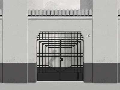 Tepeji 21 - #PortalesIlustrados alfonso cuarón cdmx colonia cuaron door doors illustration ilustracion ironwork la roma mexico portales ilustrados puertas roma tepeji 21