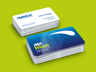 MeWash Business Card Design