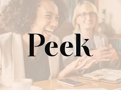 Sneak Peek 👀 braizen branding custom type logo logotype peek wordmark