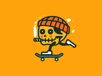 Smoke Em' If Ya Got em' skate skull smoke