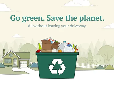 Recycle illustration vector vector artwork website
