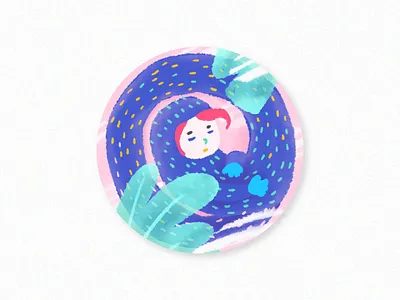 Snuggle Coaster! character coaster entry free giveaway illustration rebound snuggle stickermule