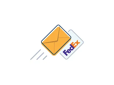 Express Mail Icon art clean cta design documents express mail fedex fresh icon illustration mail ui vector vector artwork