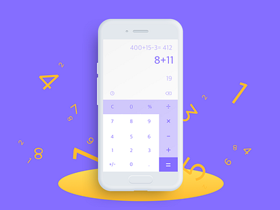 Daily UI 4 - Calculator calculator calculator ui dailychallenge dailyui dailyui004 design digital graphicdesgn mobile mobile app mobile app design sketch ui ui ux design ui 100 ui 100day ui challenge uichallange uidesign visualdesign