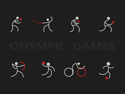 onempic games ui 图标 设计