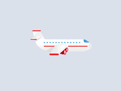 Plane Loading animation loading page load waiting