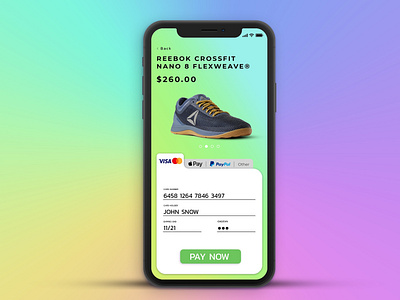 Daily UI 002 - Card Checkout app dailyui illustration ui ui ux ui ux design web