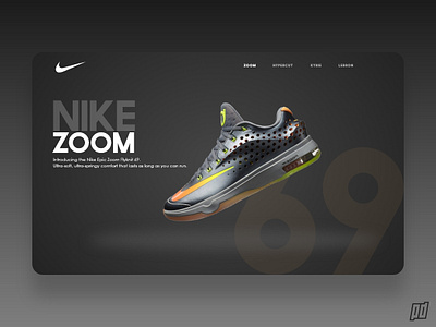 Daily UI Challenge 003 daily 100 dailyui dailyui 003 design graphic design nike shoe uidaily uidesign