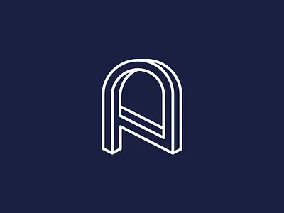 Argo Logo 3d a branding design escher font geometric geometry identity impossible inifinite isometric logo minimal shape symbol typo vector