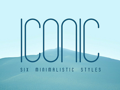 Iconic Font | 6 styles abc alphabet art blogoodf contour decorative design designer display element font fontself line minimalistic sans serif simple thin unique webfont