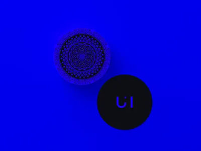 Mandala Coaster coaster design flat graphic illustration mandala mockup photoshop playoff stickermule type ui ux vector