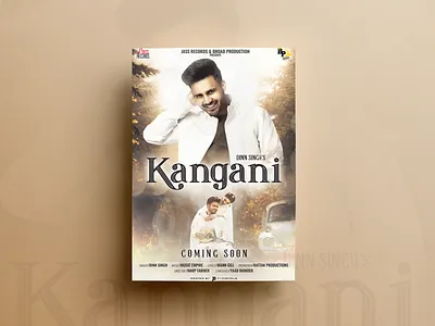 Kangani Poster Design closet composting cover design designing editing graphics poster poster design song poster