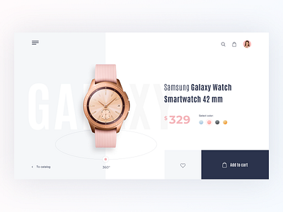 Watсhesshot brand design e commerce minimal online shop pink product page shop ui ux watches website white