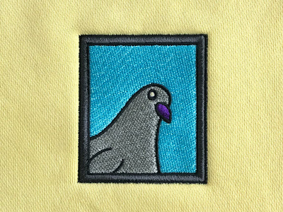 Ernesto embroidery pigeon window