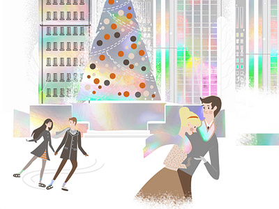 Illustration set for New Year брендинг вектор дизайн иллюстрация