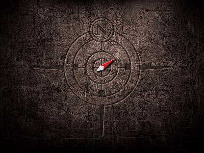 Imprinted Compass challenge compass ever design flat illustration illustrator inset photoshop vector