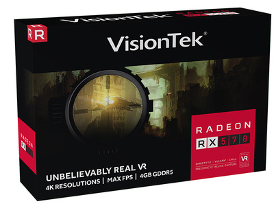 VisionTek Radeon Rx570 design package package design