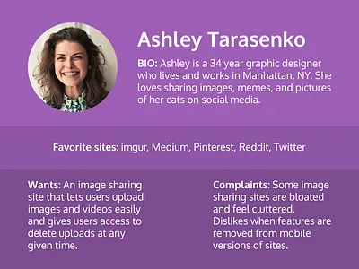 Daily UI #006 Persona / User Profile 006 dailyui dailyui 006 persona personas user profile