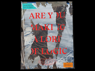Logic cover cover art plastic poster poster art poster design ripped texture torn