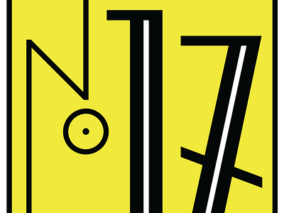 Number 17 17 lettering numbers seventeen type typography