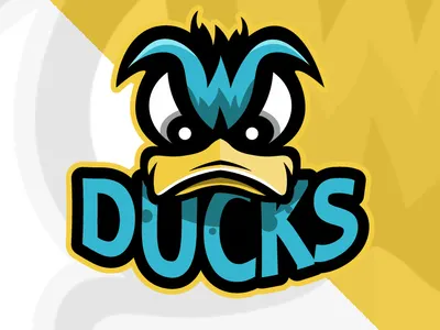 Ducks Logo animal brand branding design esports logo for sale icon illustration logo mascot mascot design mascot logo sport sports brand sports logo team logo typography vector