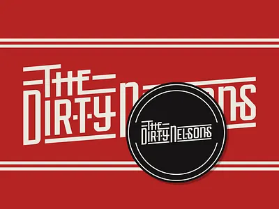 The Dirty Nelsons Coaster band coaster music music artist