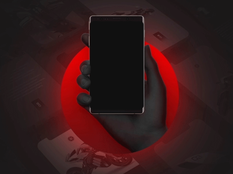 Yamaha Motoroid mobile version concept animaiton design interface interface design one page ui ui ux ui elements ui. uidesign uiux ux web web design webdesign