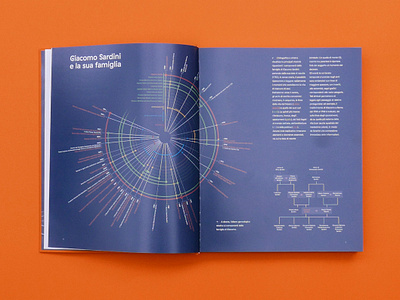 Giacomo Sardini 1750-1811 architecture blue book book design editorial editorial design family tree graphic design infographic layout spread