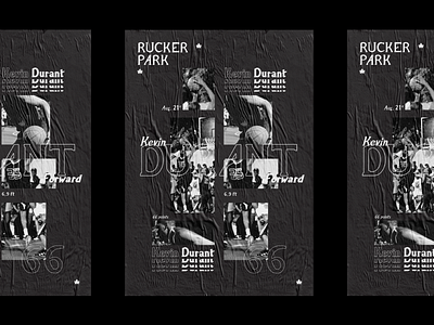 Rucker Poster baller basketball design durant font font bundle player poster rucker street type urban