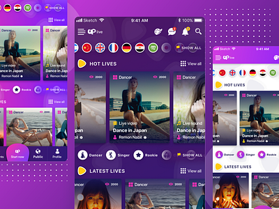 Uplive Mobile App android ios live chat live music live video social app video