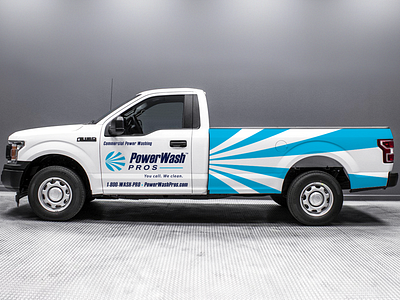 Power Wash Pros truck wrap design