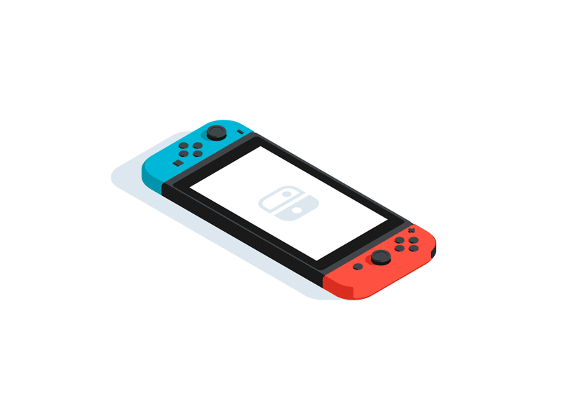 Color Heritage color flat gamer gaming history illustration isometric nintendo palette retro switch video games vintage