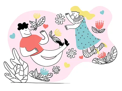 Self Care Illustration art design graphic illustration self care