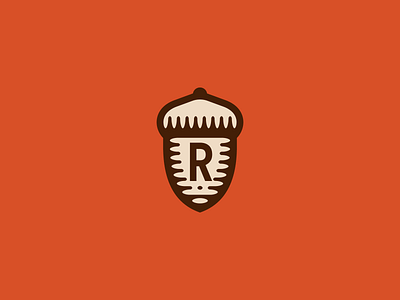 RBA acorn branding icon logo logomark mark oak tree simple symbol texas vector