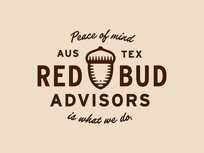 RBA Type acorn austin badge branding design lockup logo simple type typography vector