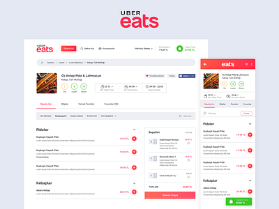 Uber Eats - Order Food Online app app design food food and drink food app food app ui food order food ordering app uber uber design ubereats ui ux web desgin