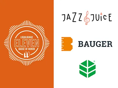 Logo Lounge Book 11 branding construction hexagon jazz juice leaf logo logolounge ruler