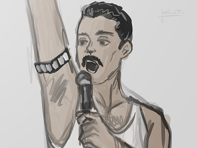 -mercury. art bohemian rhapsody color digital digital art drawing illustration mercury painting sketch