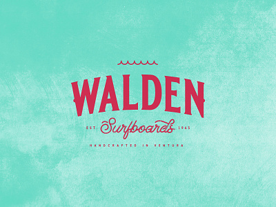 Walden Surfboards apparel beach brand identity branding california logo logo design shirt surabaya surfboard surfing visual identity water