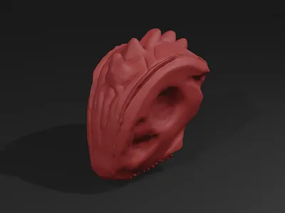 Alien Skull blender3d