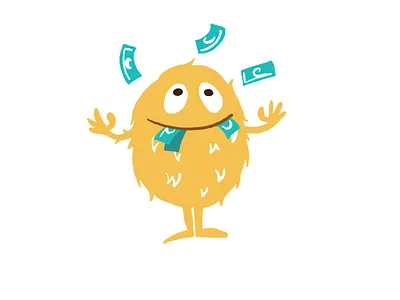 Glen cartoon cartoon art cash character doodle illustration ilustration monster ui