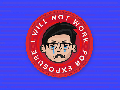 No Exposure Please Coaster coasters design illustration illustrator vector