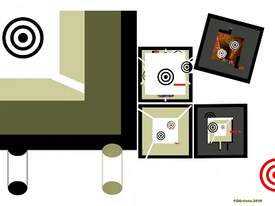 Living in a Frame art art gallery arte arts artwork desenho design design agency design art draw drawing fine arts geometric geometric art geometric design geometric illustration illustration illustration agency illustration art illustrator